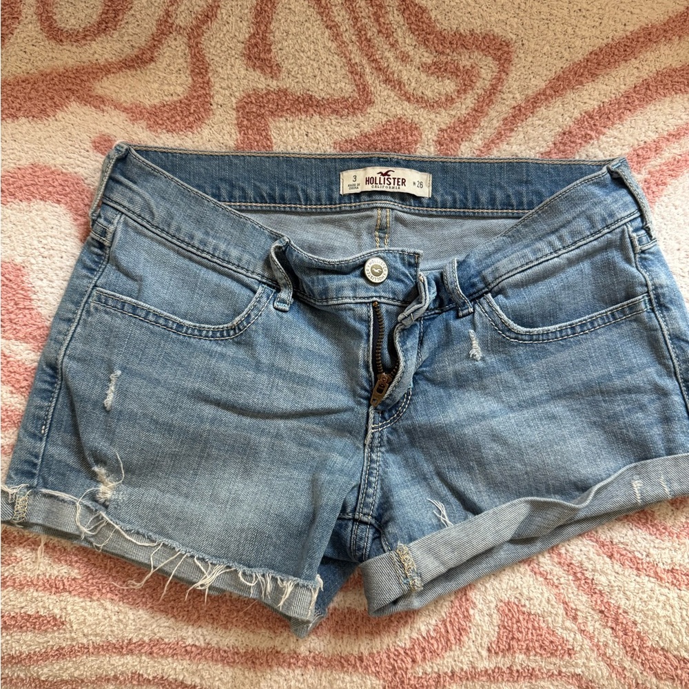 Hollister Women's Denim Blue Jean Shorts